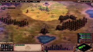 4v4 Mountain ridge || How NOT to manage mid-late game economy.