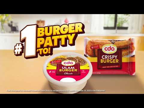 Basta #1 Burger Patty, gawang CDO 'yan! CDO Ulam Burger & CDO Crispy Burger – ang ORIGINAL!