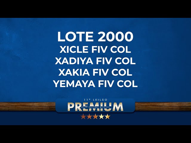 LOTE 2000   ASPIRAÇÃO