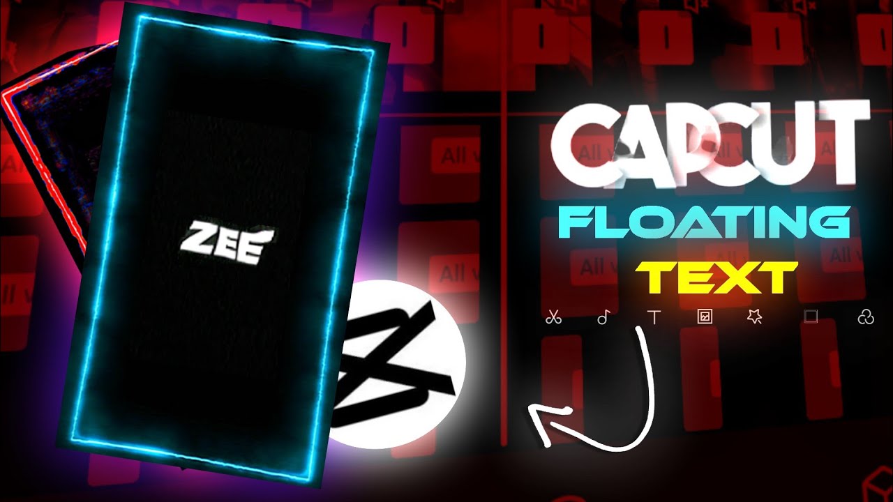 How to Make A Floating Text On Capcut | Capcut Toturial | - YouTube
