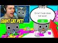 *EMOTIONAL* I Got The GIANT CAT PET in PET SIMULATOR But THIS HAPPENED... (Roblox)