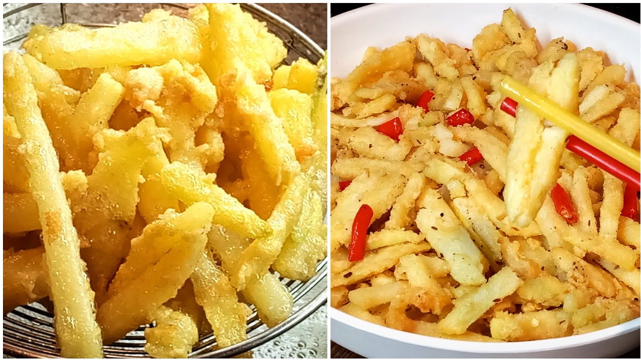 🔥Crispy Chilli Garlic Fries Recipe | Spicy Street-Style French Fries at Home! 🔥