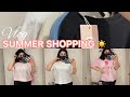 SUMMER SHOPPING HAUL + TRY-ON UNDER A 10K BUDGET | GLOSSIPSVLOGS
