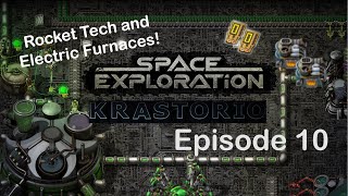 Rocket Tech Cards Finished! | Factorio Space Exploration & Krastorio Playthrough | Episode 10