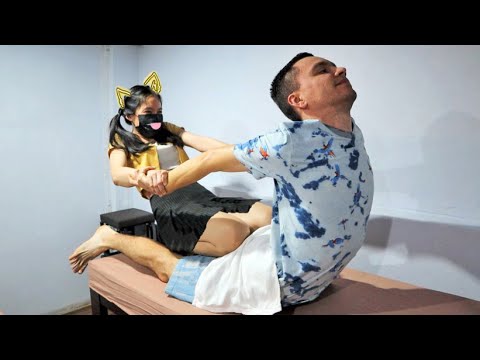 ASMR Full service at a Vietnamese barbershop in Bangkok