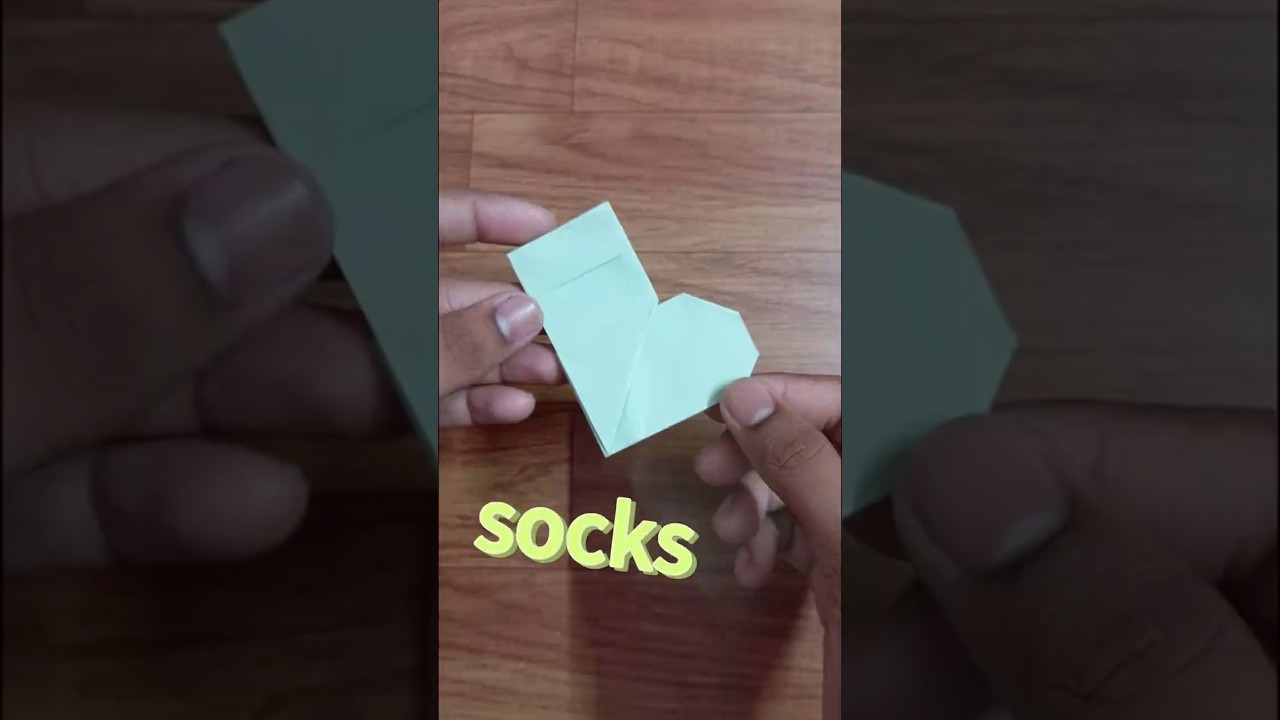 Amazing Paper Socks