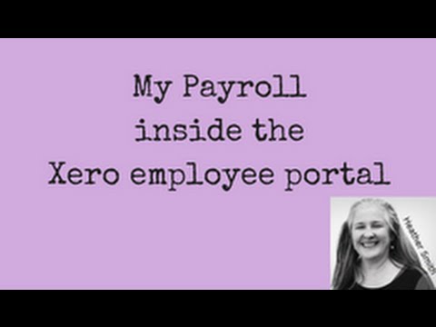 My Payroll inside the Xero employee portal