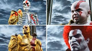 Kratos Crazy Unusual Skins GOW 3
