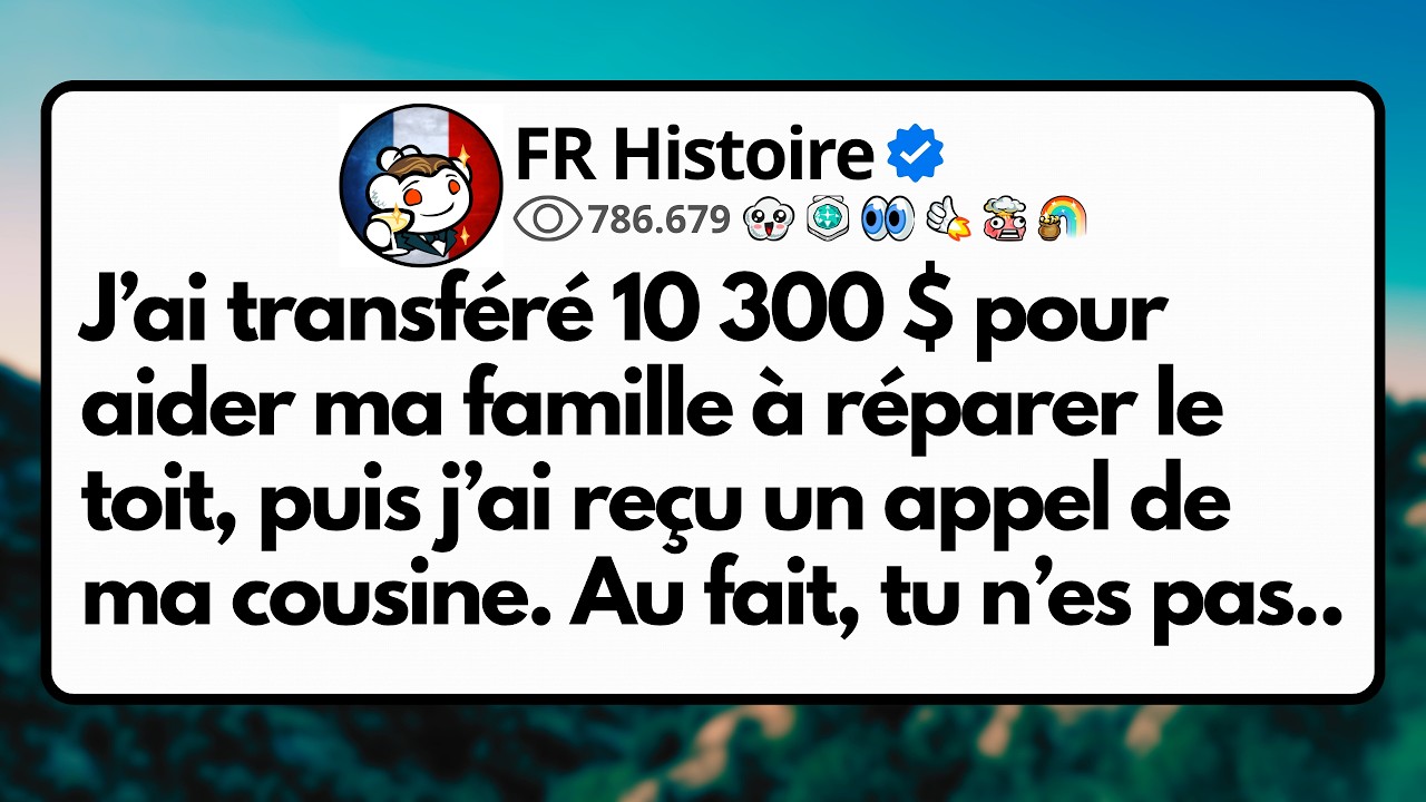 Un dimanche après-midi, je regardais la télé quand mon téléphone a vibré. C'était ma cousine Mia, et sa première phrase m'a glacé le sang : « Au fait, t'es pas invité à la pendaison de...