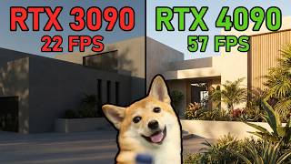 RTX 4090 Review   Faster design, 3D rendering, animation with D5 Render