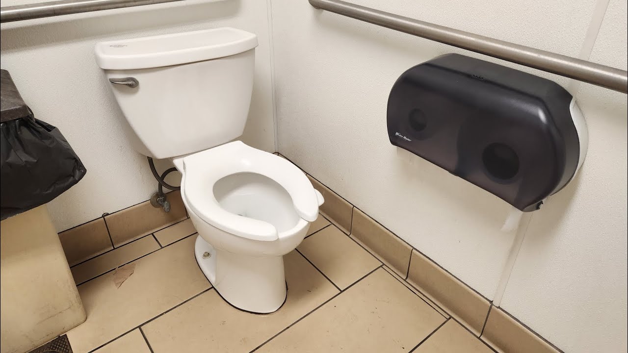 Older American Standard Cadet Pressure Assist toilet YouTube