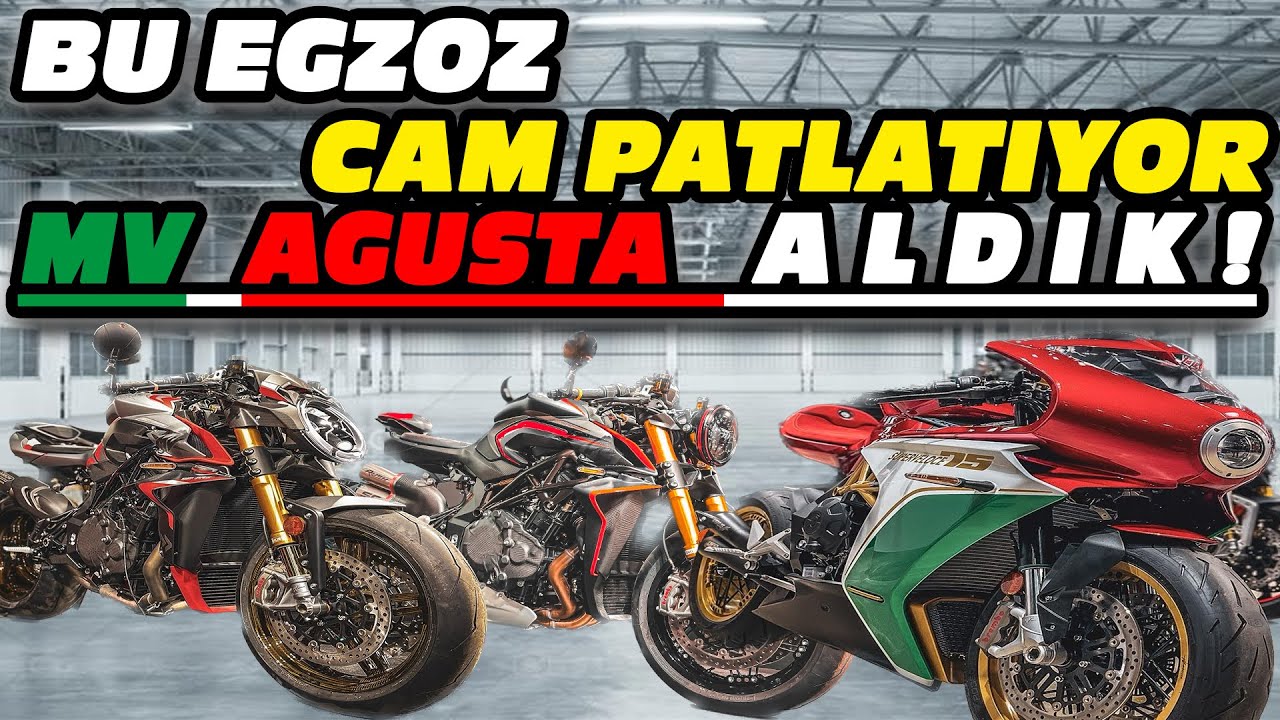 DÜNYADA SADECE 300 ADET VAR VE BİRTANESİNİ BİZ ALDIK :) / MV AGUSTANIN YENİ MAĞZASI
