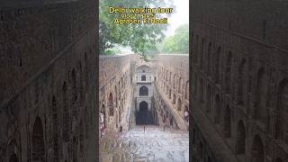 Delhi walking tour mini vlog 1 Part-5 Agrasen ki Baoli #delhitour #agrasenkibaoli #ytshortsindia