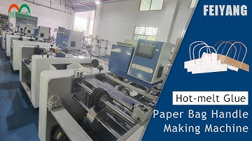 What’s the installation process of hot-melt glue paper bag handle making machine?