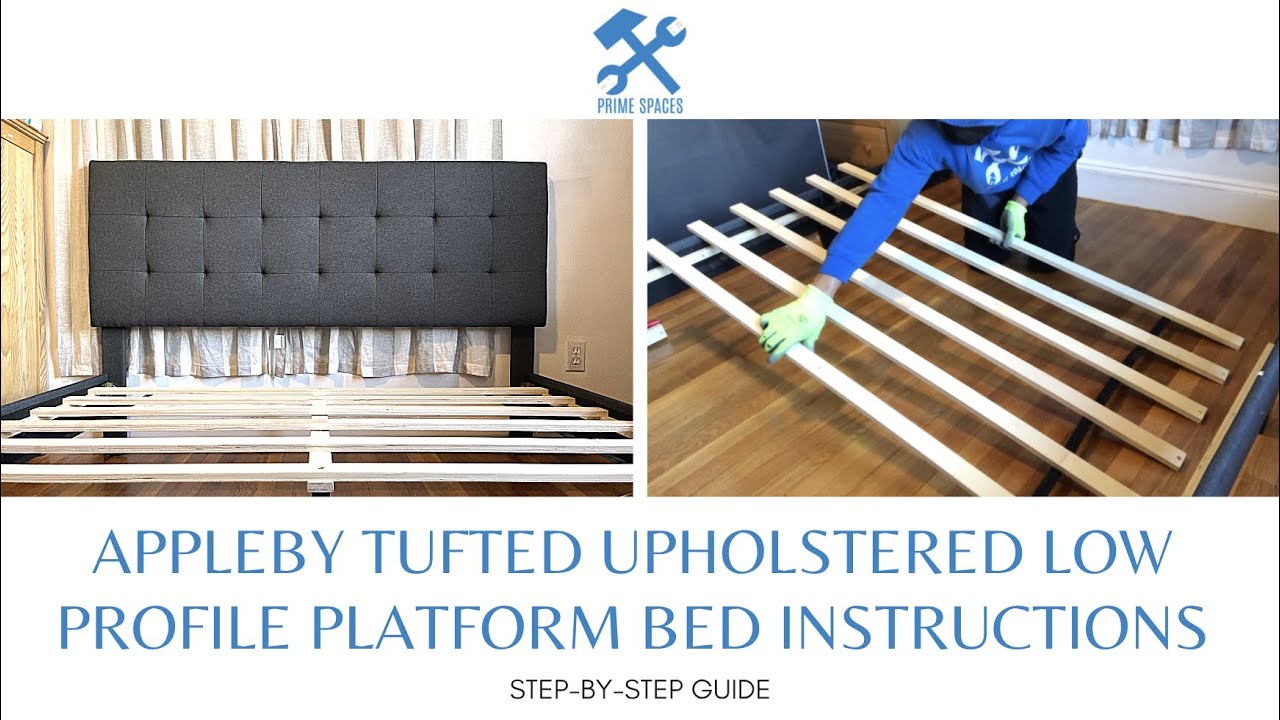 Westwood Upholstered Bed with Tufted Rectangle Headboard Assembly