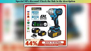 Deal Makita Â Clã Ã  Chocs Ãlectrique Sans Fil, Couple 1200N.m, Clã Ã  Chocs Ãlectrique Sans F