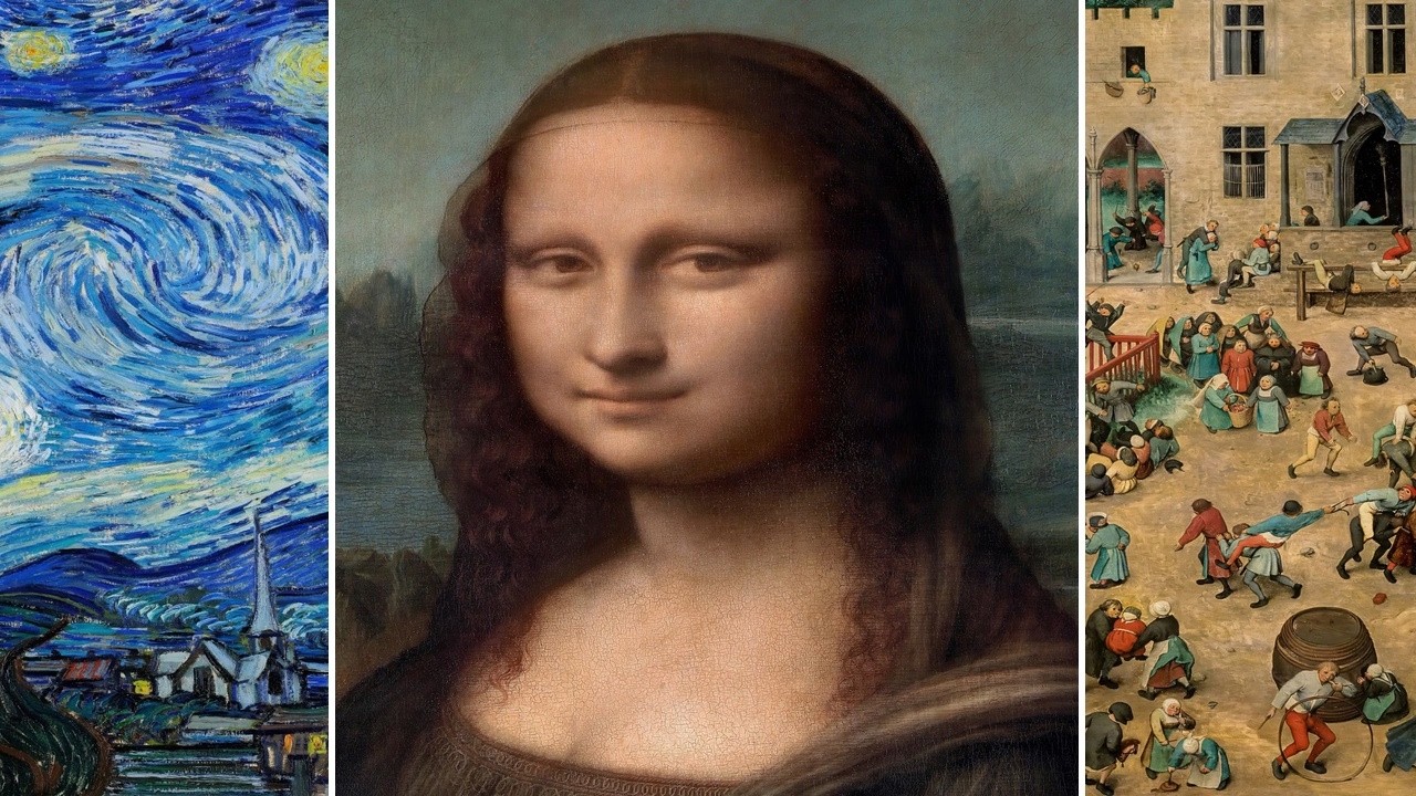 Masterpieces TV — Silent Art Gallery · September 26 Night | da Vinci · Mona Lisa & others