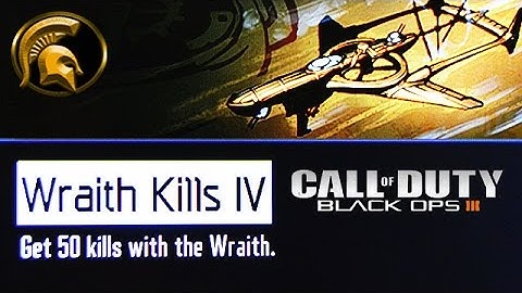 Black Ops 3 - WRAITH KILLS IV (Calling Card) How To Unlock (Wraith Score Streak Kills) How To Get!