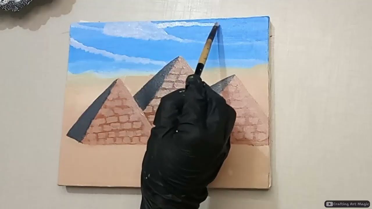 Mind-Blowing Pyramid Painting Tutorial | Easy Step-by-Step Acrylic Art for Beginners | How to Paint!