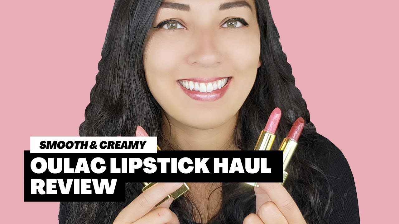 Oulac Lipstick Haul | Product Reviews by Elaine Rau