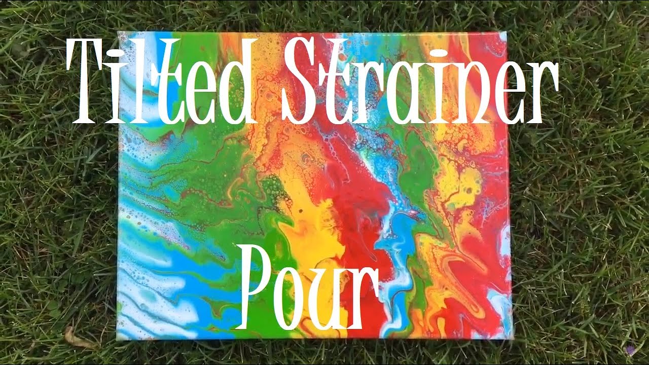 Tilted Strainer Pour