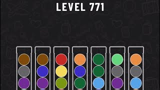 Ball Sort Puzzle Level 771 #ballsortpuzzle #ballsortpuzzlegameplay #puzzlegame #mobilegames