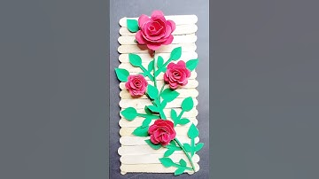 DIY Wall Decor ideas | Wall hanging #shorts #diy #paperflower #craft #wallhanging #trending