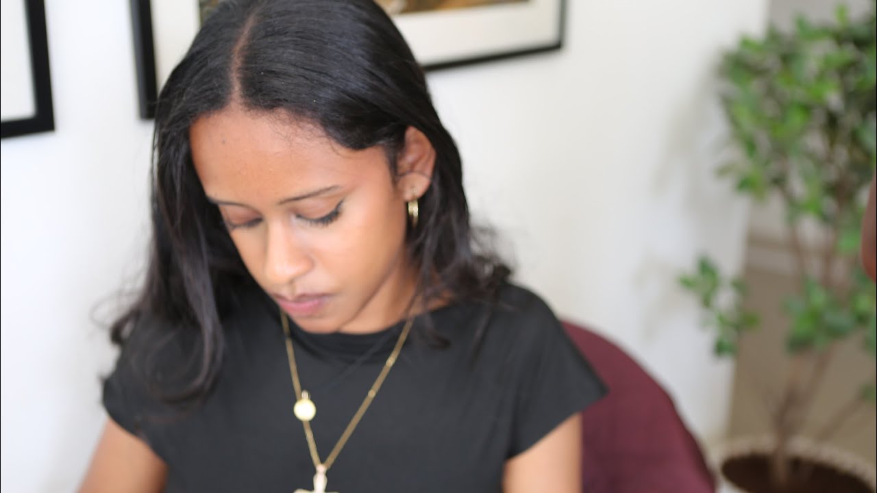 my makeup routine before I host🙂‍↔️