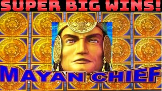 **SUPER BIG WINS!** 300+ FREE SPINS! Mayan Chief Konami Slot Machine Bonus screenshot 5
