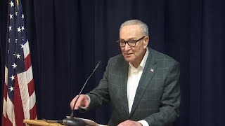 Chuck Schumer says Donald Trump's tariffs are 'erratic, unorganized'