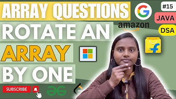 Cyclically Rotate An Array by One ✅ | Arrays  💯 | GFG | JAVA | DSA 🔥