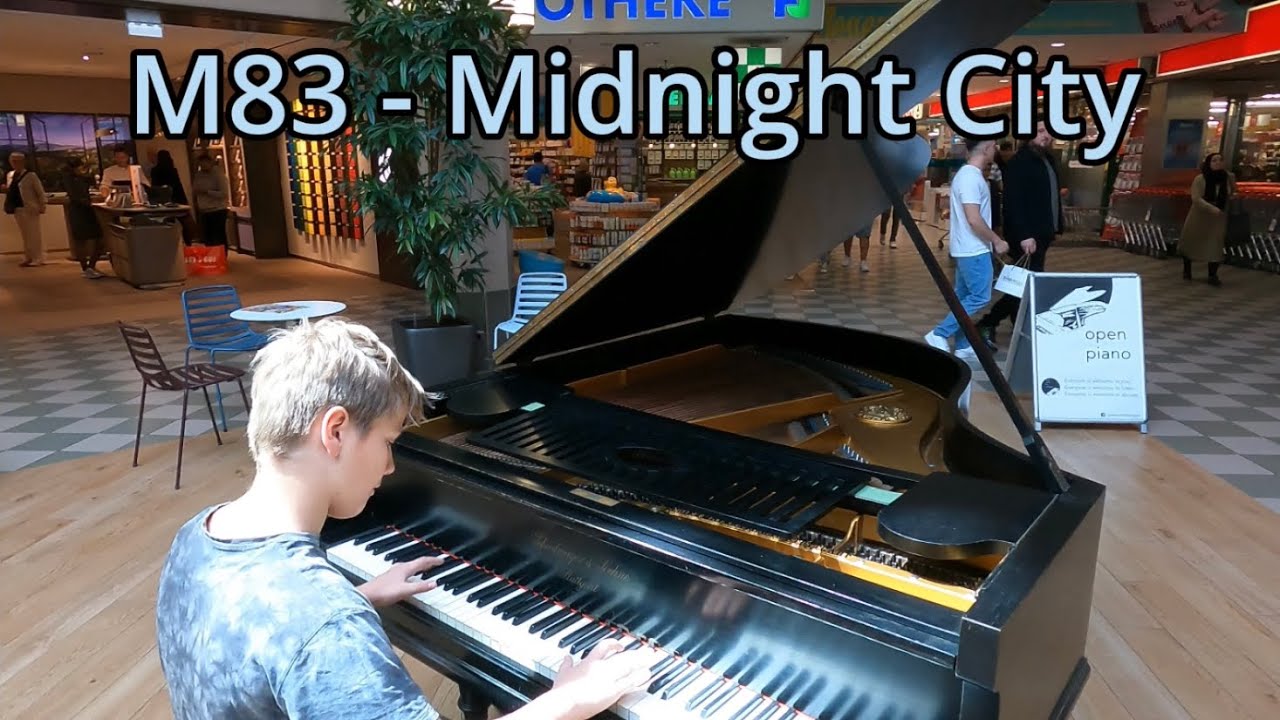Midnight City - M83 - Piano Cover - Piano in Public