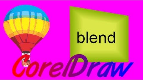 CorelDraw Tips & Tricks Blend to make this