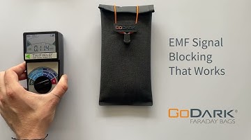GoDark Faraday Bags Radiation Meter Test - Stop Phone Tracking & Block EMF Like a Pro