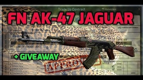 AK-47 Jaguar Factory New Trade Up Contract + Giveaway in CS:GO #39