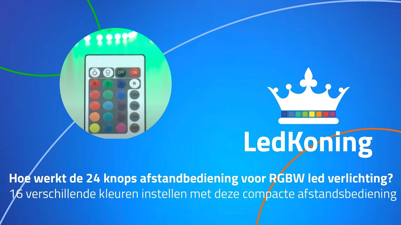 zijn zag mot 24 Knops Afstandsbediening voor RGB led strip » Ledstripkoning.nl -  LedstripKoning