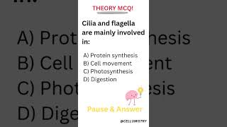 Only smart MDCAT students answer this fast 😳 | Cell Movement MCQ #shorts #mdcat2026