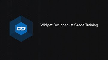 Widget Designer 1st Grade Tutorial Part 1