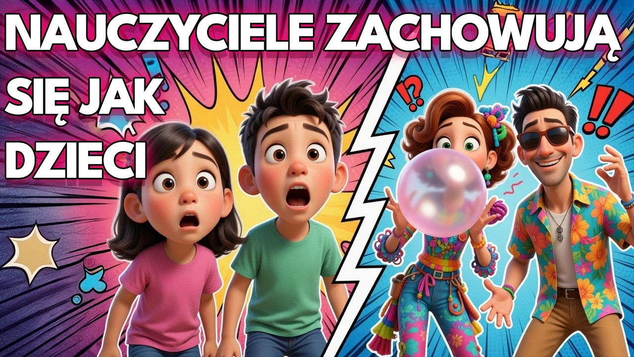 NAUCZYCIELE ZACHOWUJĄ SIĘ JAK DZIECI BAJKA DO SŁUCHANIA NA DOBRANOC – AUDIOBOOK NA DOBRANOC