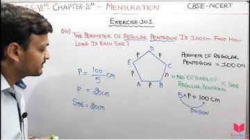 Q10) Ex-10.1 Class 6 Maths Chapter 10 Mensuration | Maths Class 6 CBSE NCERT In Hindi By Deepak Garg