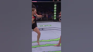 Holly Holm wins UFC Champion with a Go To Sleep Kick🦵#hollyholm #rondarousey #ufc #mma #shorts