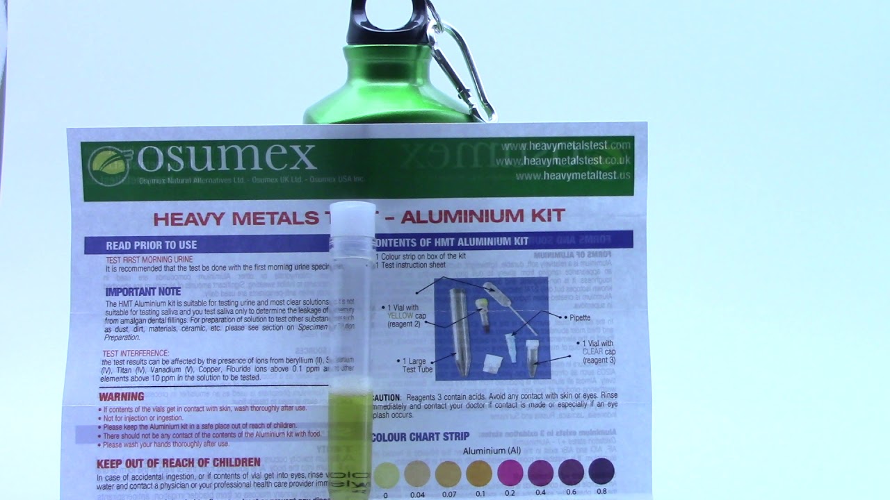 Aluminum Drinking Water Bottle Test YouTube