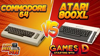 C64 vs Atari 800XL D Games Head to Head Battle 🕹️ Profile