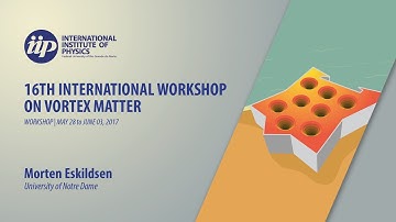 small-angle neutron scattering, metastable VL phases - Morten Eskildsen