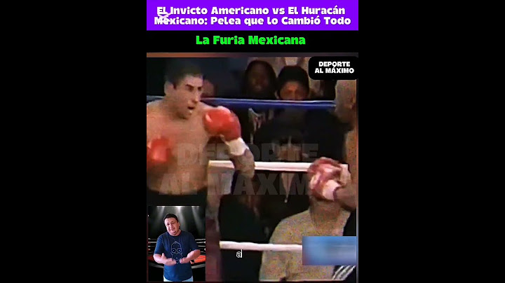 Boxeo: El día que un mexicano rompió el invicto en Las Vegas
