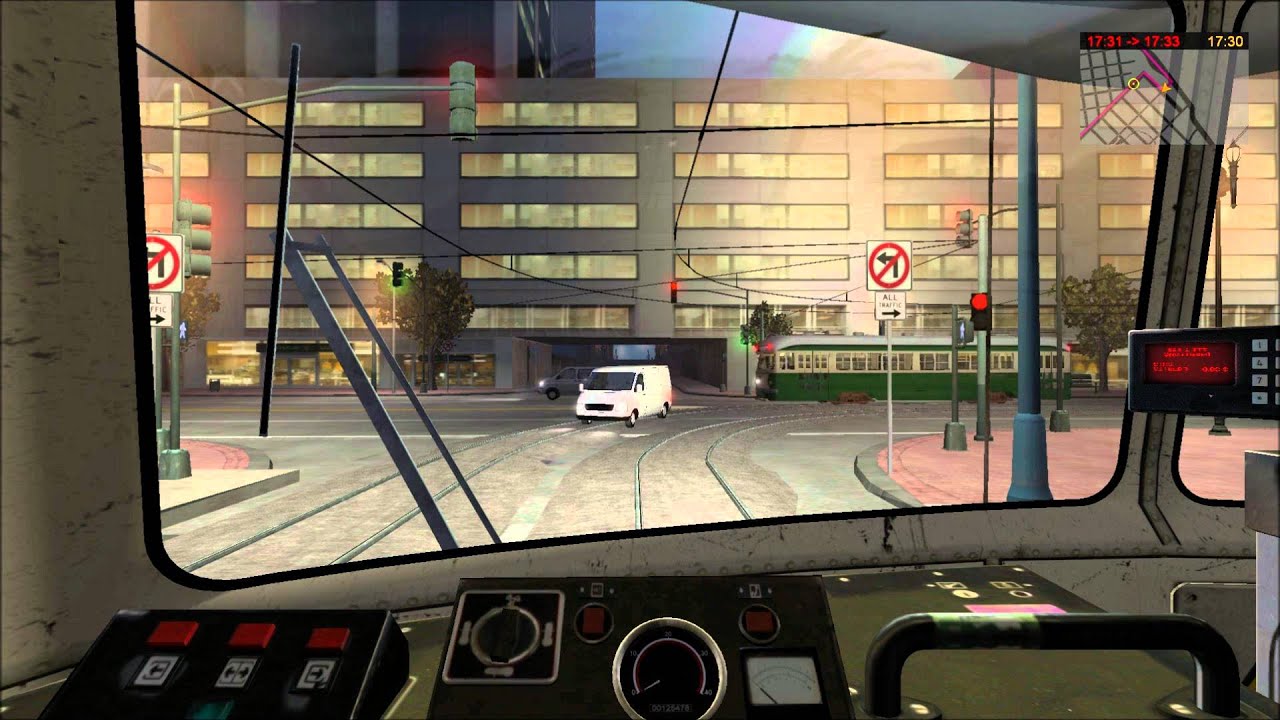 Bus&Cable Car Simulator Tram 1 Line Full (HD) - YouTube
