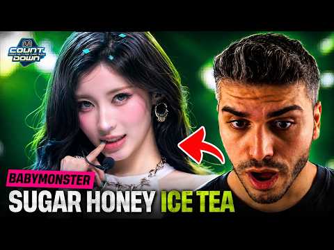 '최초 공개' BABYMONSTER - SUGAR HONEY ICE TEA #엠카운트다운 EP.932 | Mnet 260611 방송  REACTION