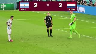 Argentina Vs Netherlands Penalty Shootout | Quarter Final | FIFA World Cup 2022 | #fifaworldcup2022
