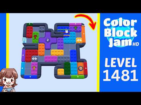 Color Block Jam Level 1481 walkthrough video preview