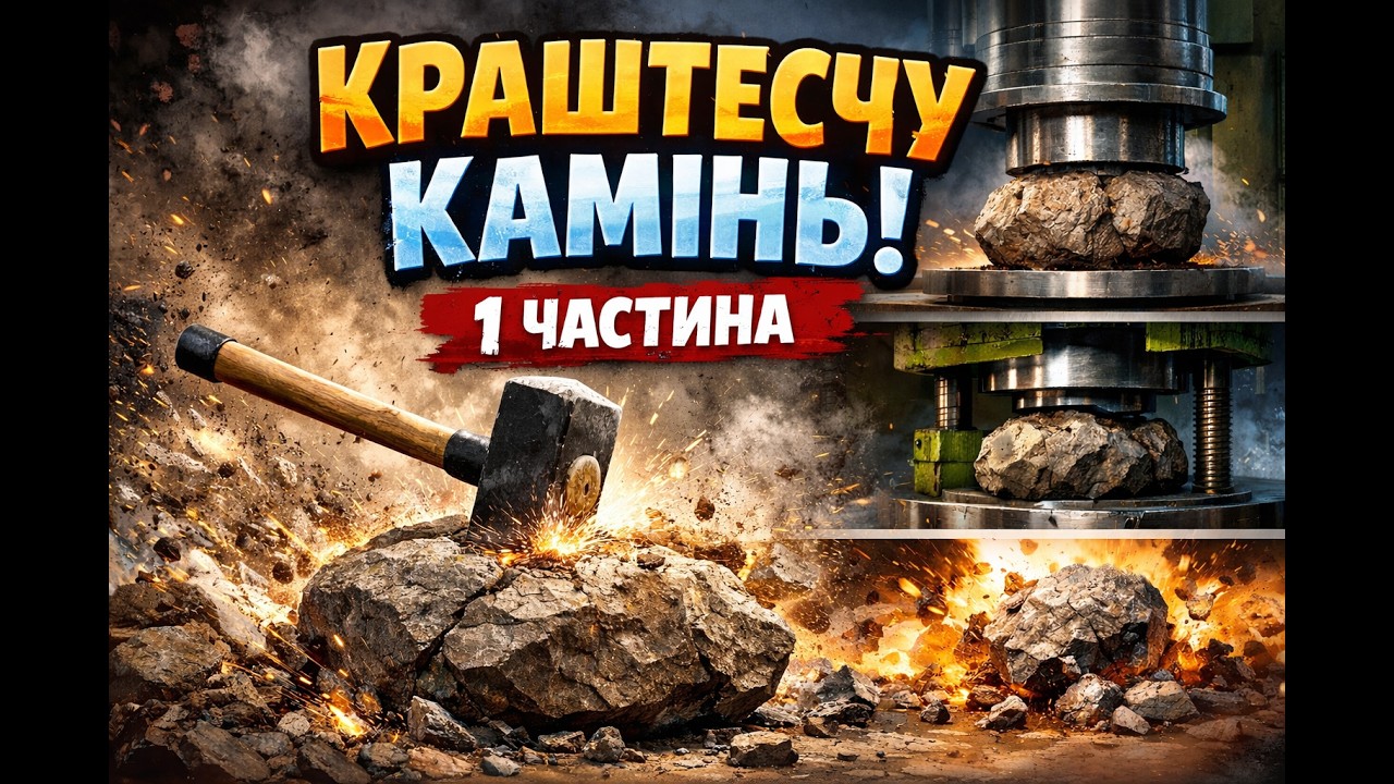 КИНУВ КАМІНЬ ОБ АСФАЛЬТ… ВІН НЕ ЗЛАМАВСЯ?! 😱 | 1 ЧАСТИНА
